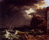Claude-Joseph Vernet A Shipwreck In A Stormy Sea By The Coast painting